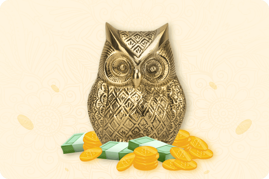 दूर अंदेशी नज़र, धन समृद्धि पाएँ, पश्चिम दिशा में उल्लू लगाएँ। - MahaVastu Remedies