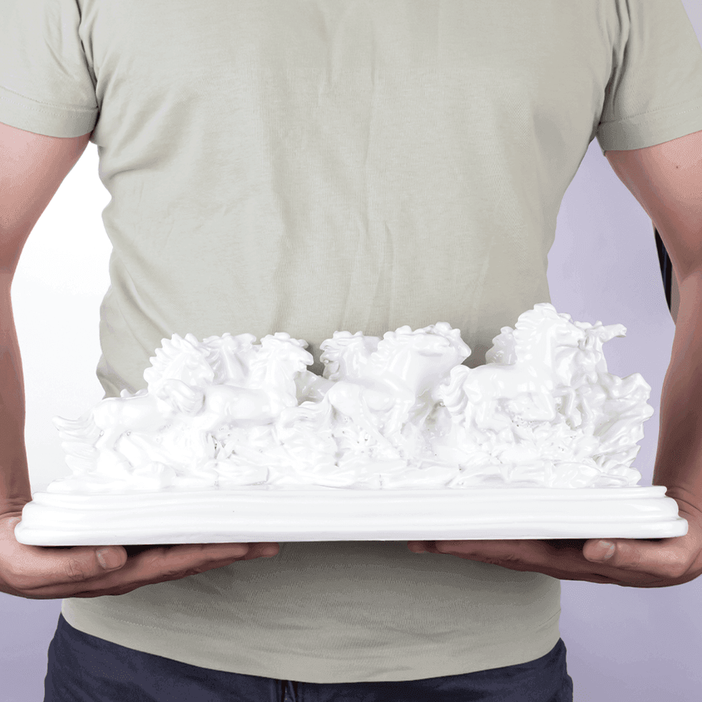 12 Running White Horses - Beneficial Investments - MahaVastu Remedies