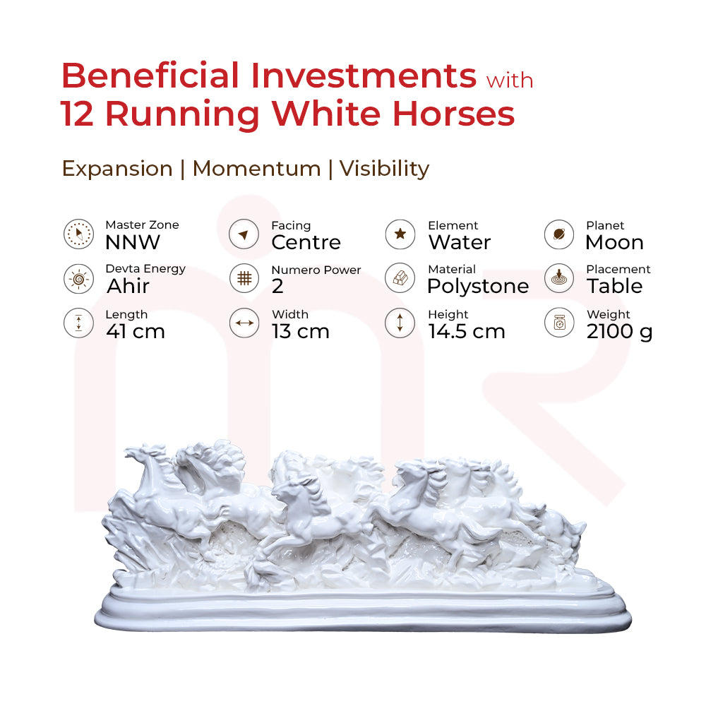 12 Running White Horses - Raise Funds And Attract Investors