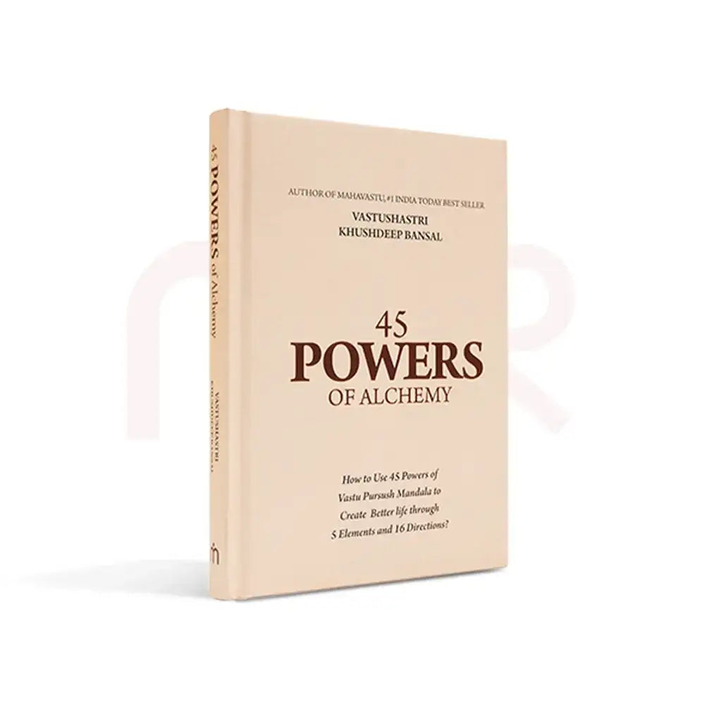45 Powers of Alchemy book by Vastushastri Khushdeep Bansal about Vastu Shastra remedies.