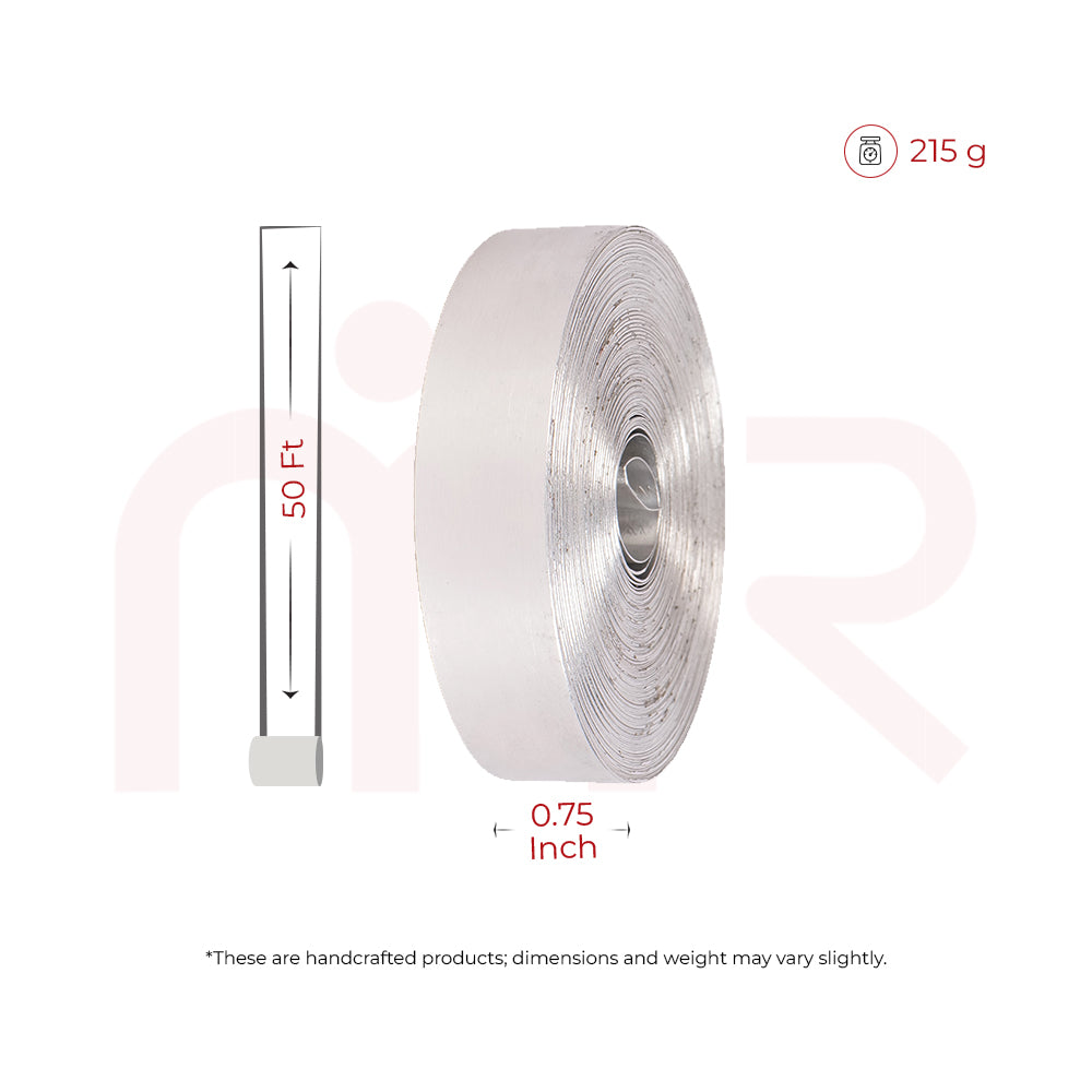 Vastu remedy metal strip roll, 0.75 inch wide, 50 ft long, 215g, for MahaVastu balance
