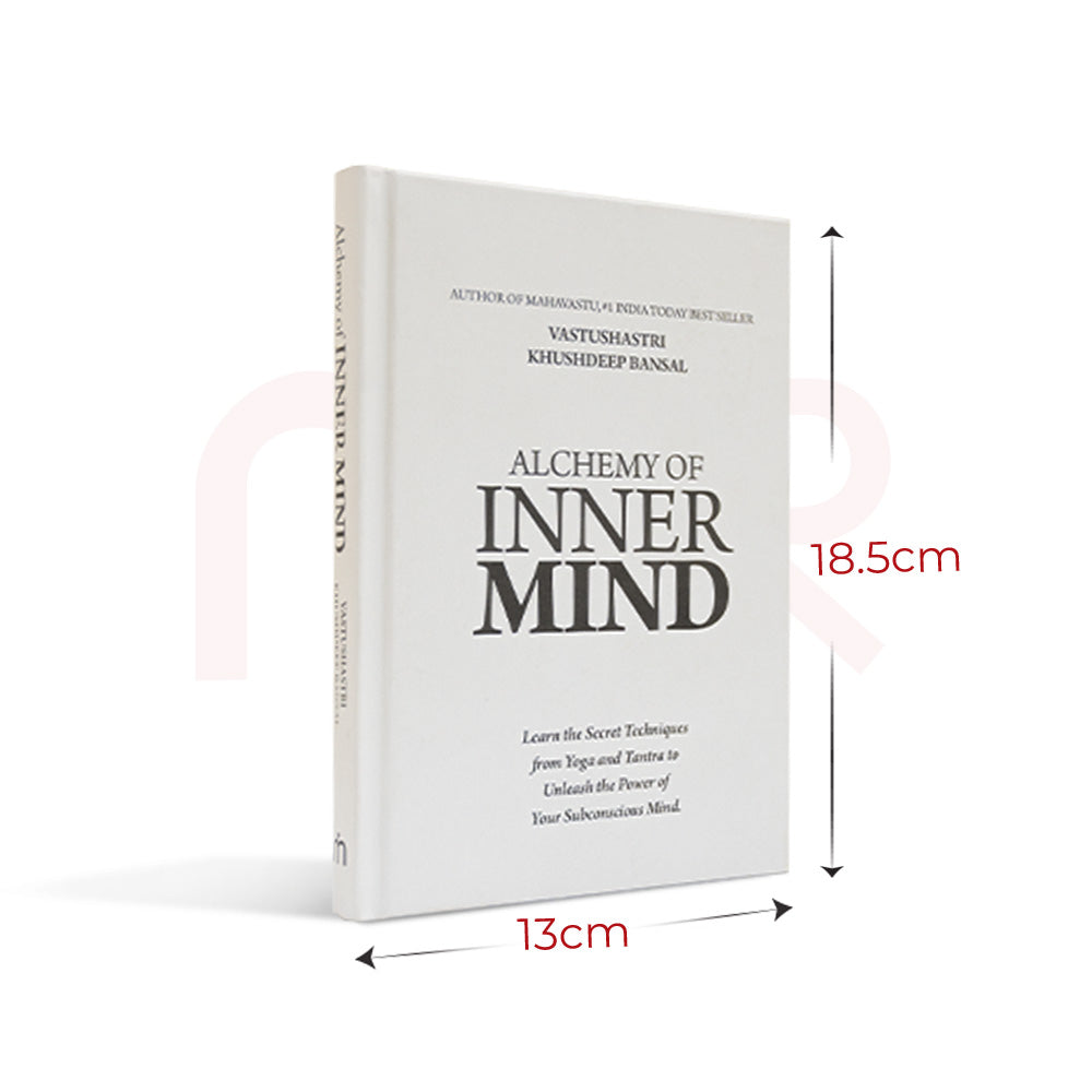 Alchemy of Inner Mind book by VastuShastri Khushdeep Bansal, 18.5cm x 13cm, MahaVastu remedies