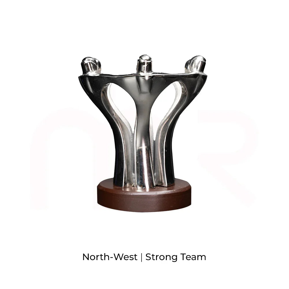 MahaVastu North-West Strong Team remedy metal figurine for Vastu, team harmony and positivity