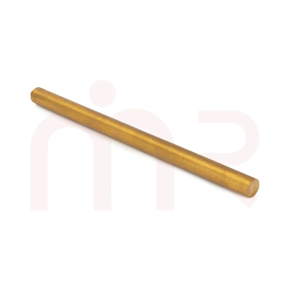 Solid brass metal rod for MahaVastu Shastra remedies on white background