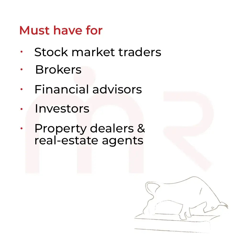 List of professionals like stock market traders and real estate agents needing Vastu remedies.