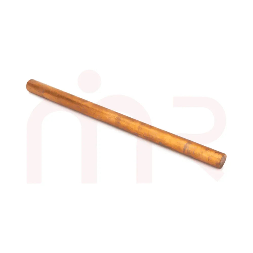 Copper metal strip for Vastu remedies, MahaVastu tool on white background