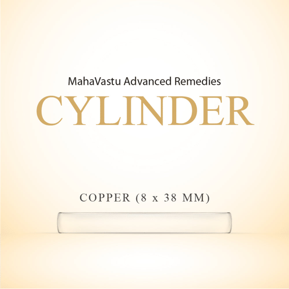Copper Cylinder stud as vastu products