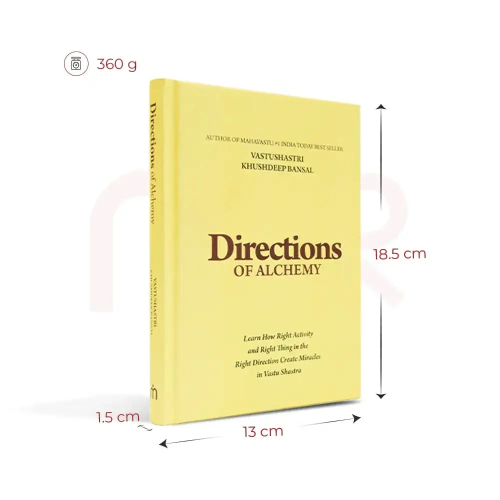 Directions of Alchemy book by Khushdeep Bansal, a Vastu Shastra guide for prosperity.