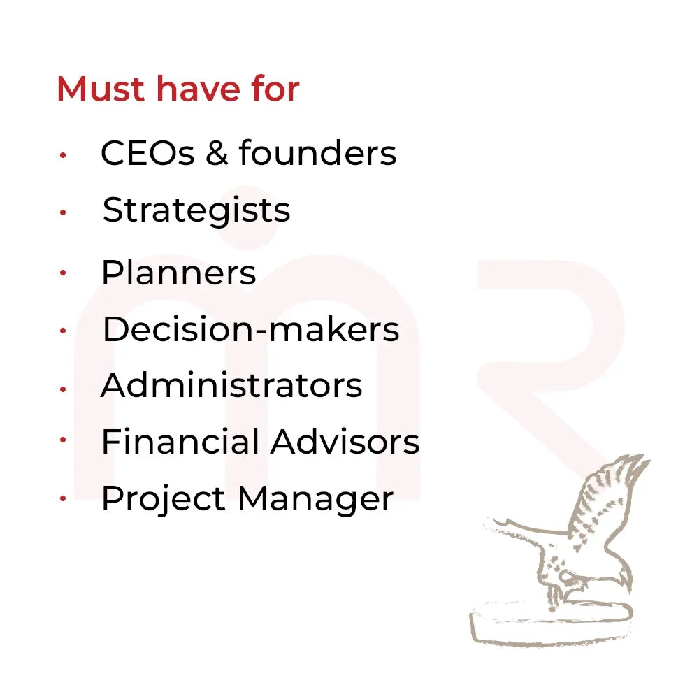 List of professionals including CEOs, strategists, and decision-makers for Vastu remedies.