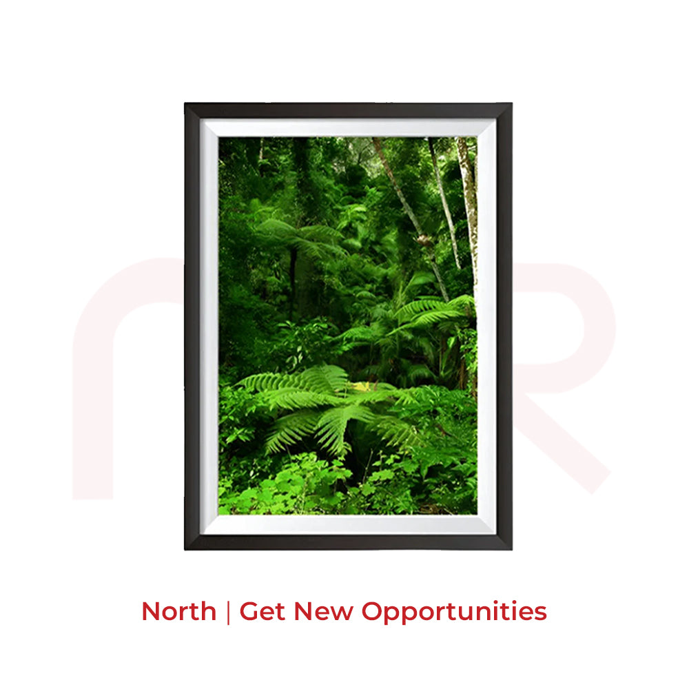 Vastu painting of lush green forest for North direction, creates new opportunities and positive energy