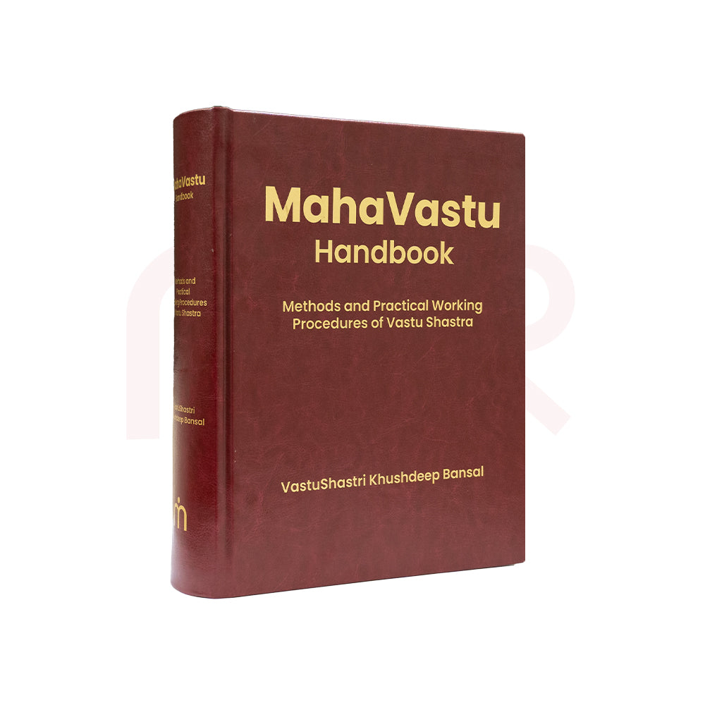 MahaVastu handbook in maroon cover with box, Vastu Shastra guide for professionals