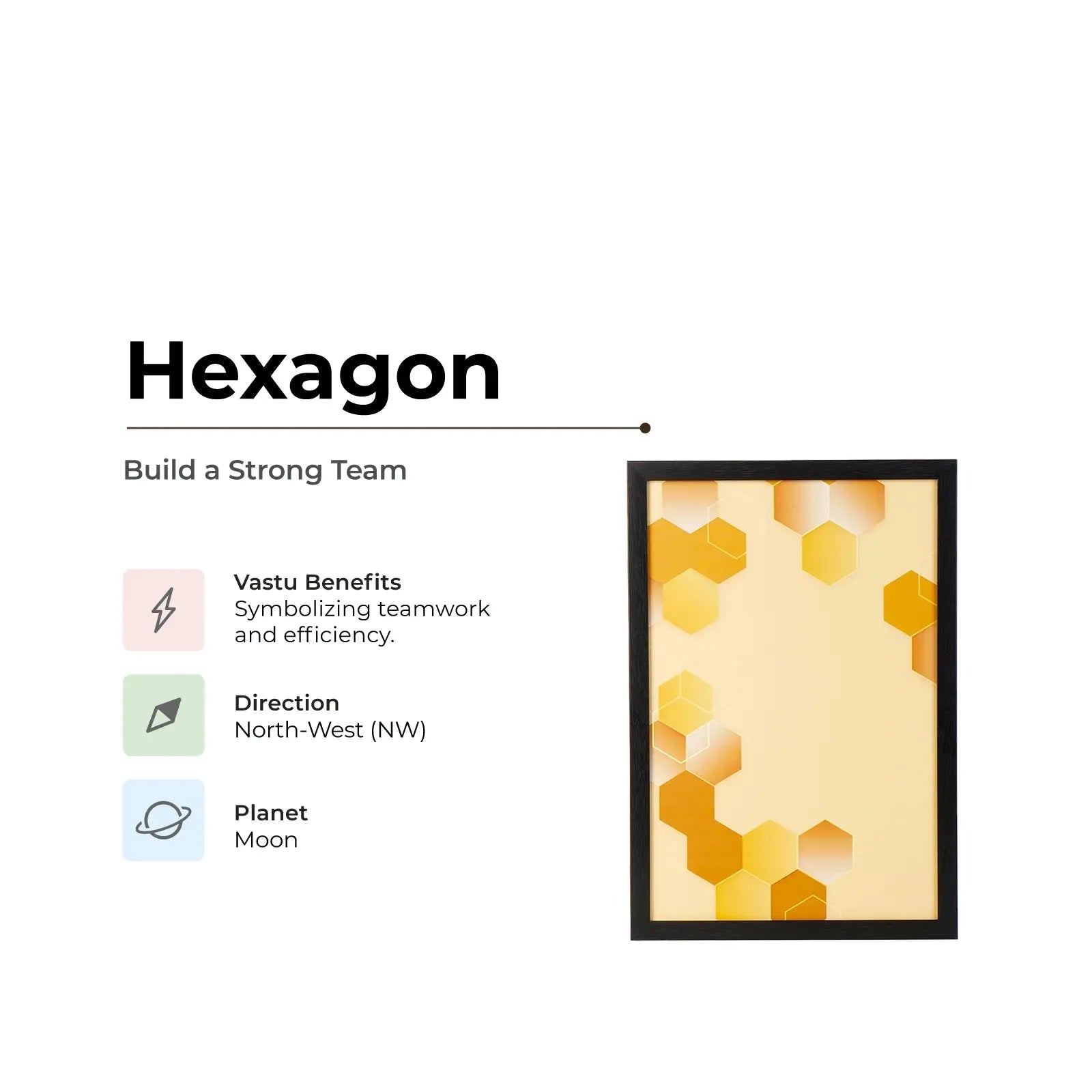 Hexagon/Honeycomb - Build a Strong Team - MahaVastu Remedies