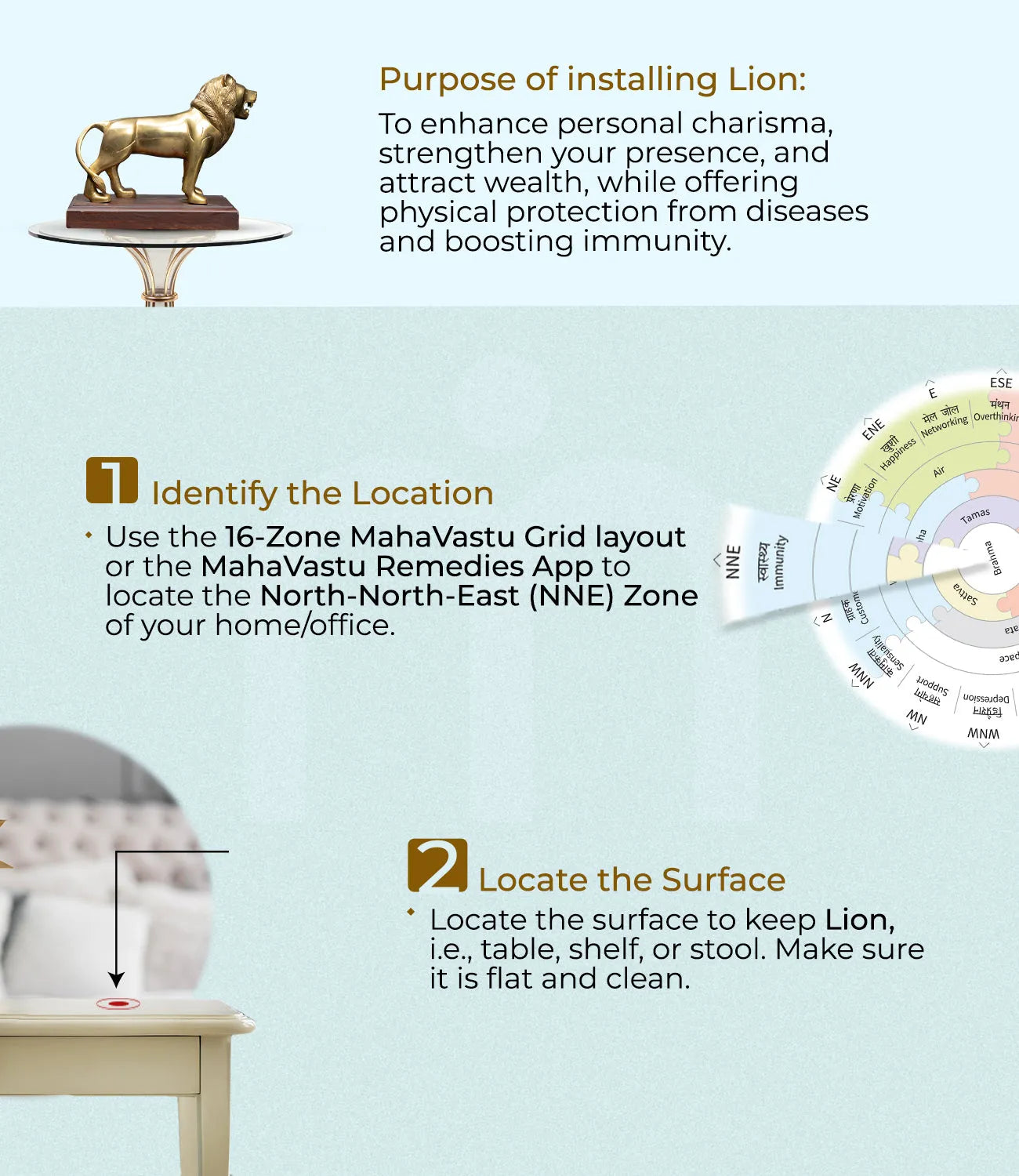 Installation_steps_Lion - MahaVastu Remedies