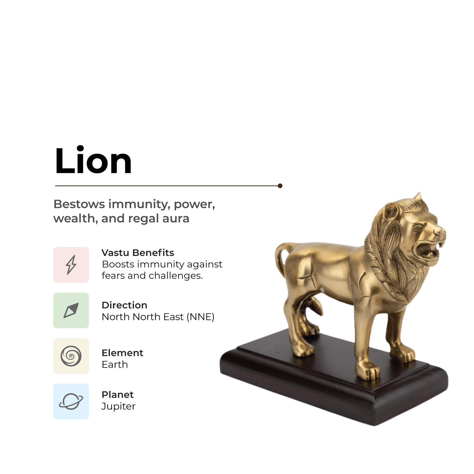 Lion - Makes you Powerful & Majestic - MahaVastu Remedies