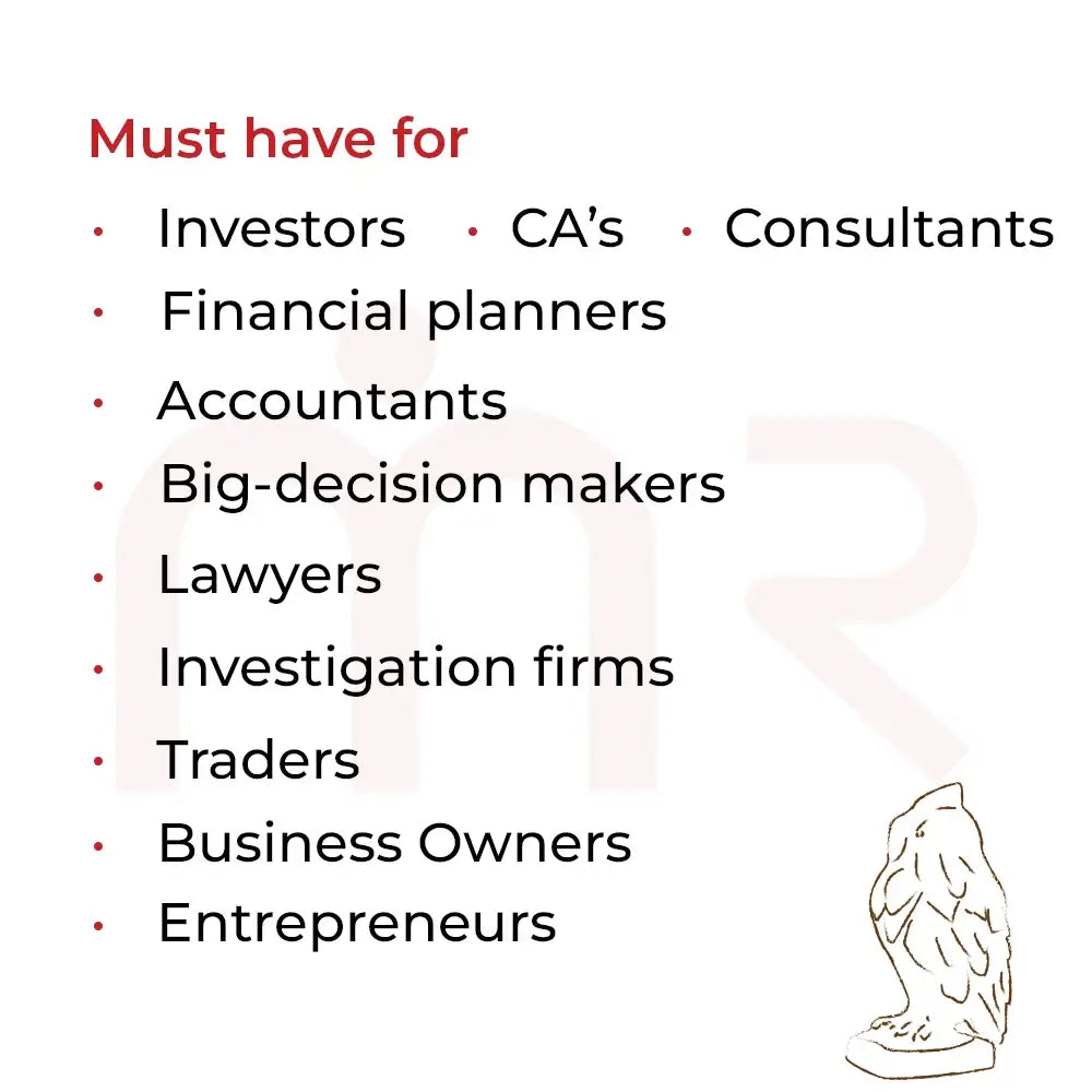 List of professions that benefit from the MahaVastu Remedies Owl for smart money decisions.