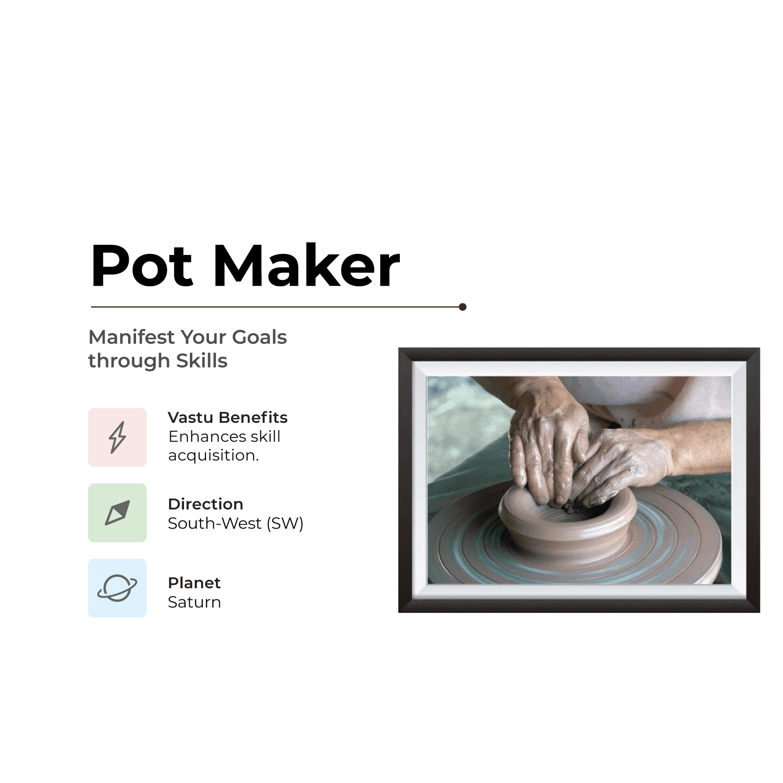 Pot Maker - Manifest through Skills - MahaVastu Remedies