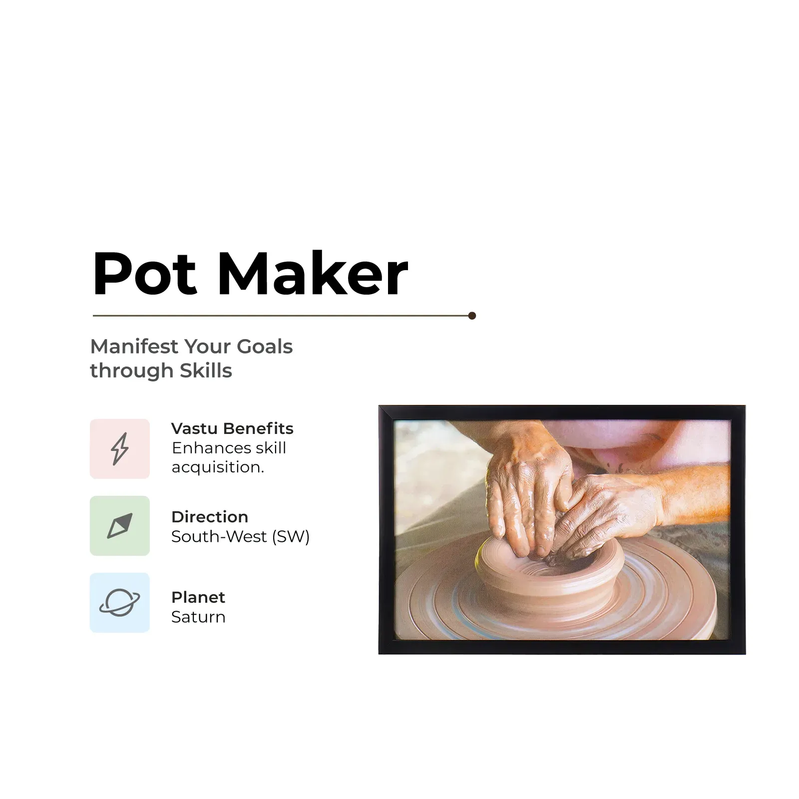 Pot Maker - Manifest through Skills - MahaVastu Remedies