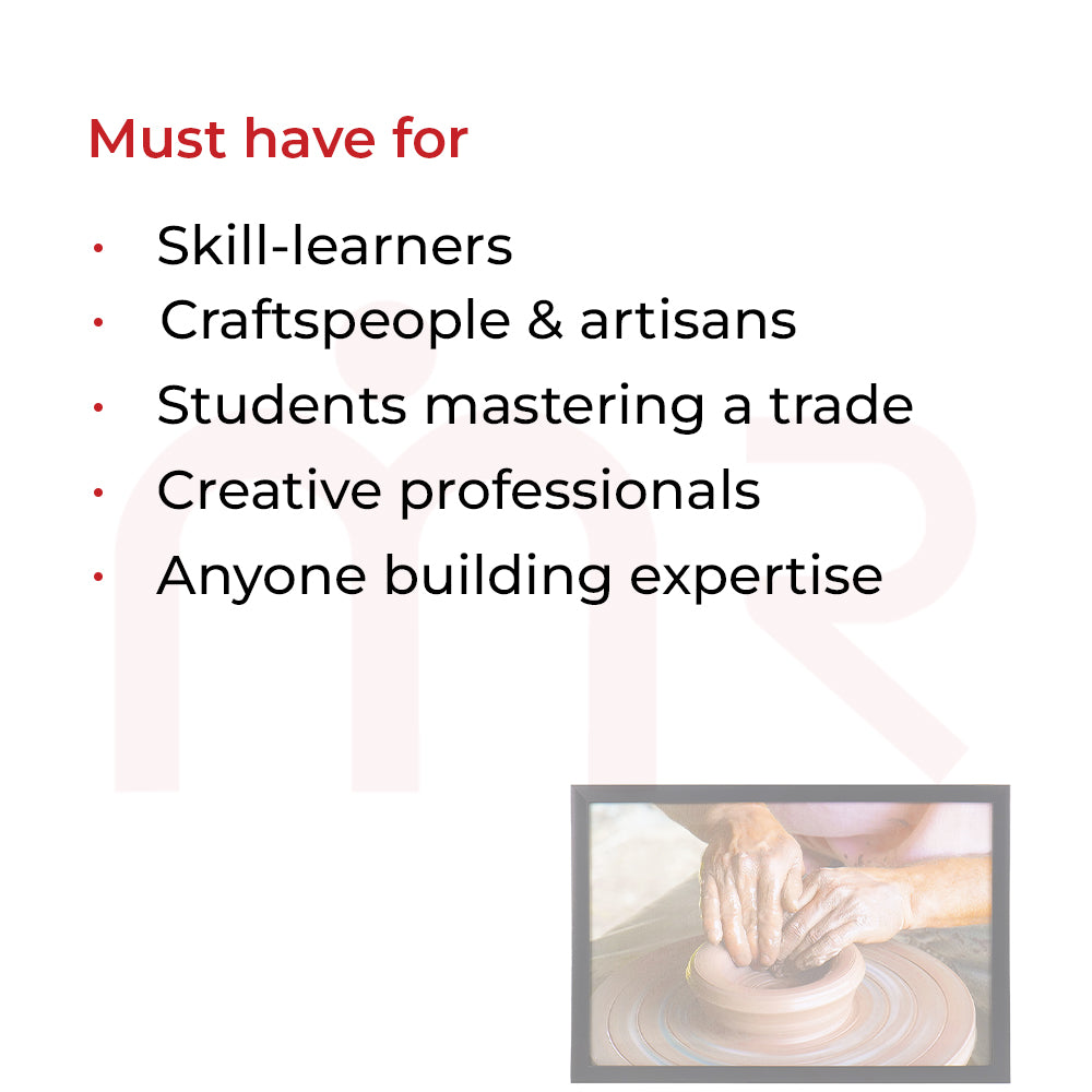 Potter shaping clay on wheel, Vastu painting for craftsmanship & manifestation, SW zone, Earth element