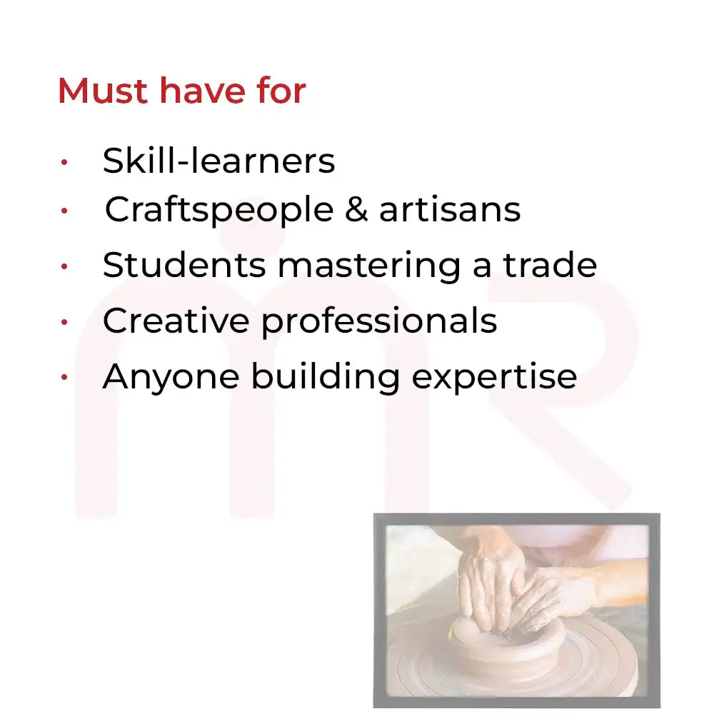 Potter shaping clay on wheel, Vastu painting for craftsmanship & manifestation, SW zone, Earth element