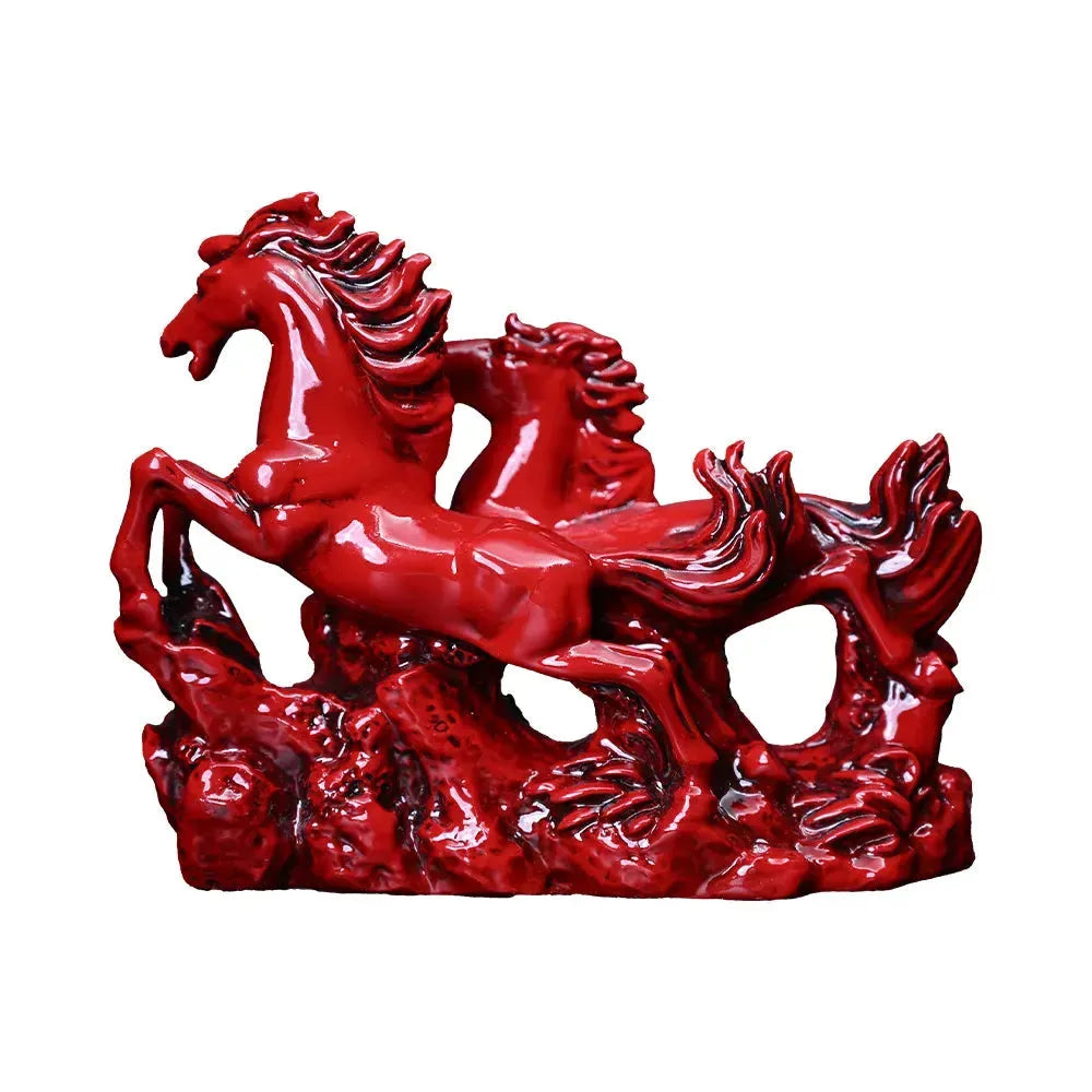 Red Horses - Let Money Flow Quickly - MahaVastu Remedies