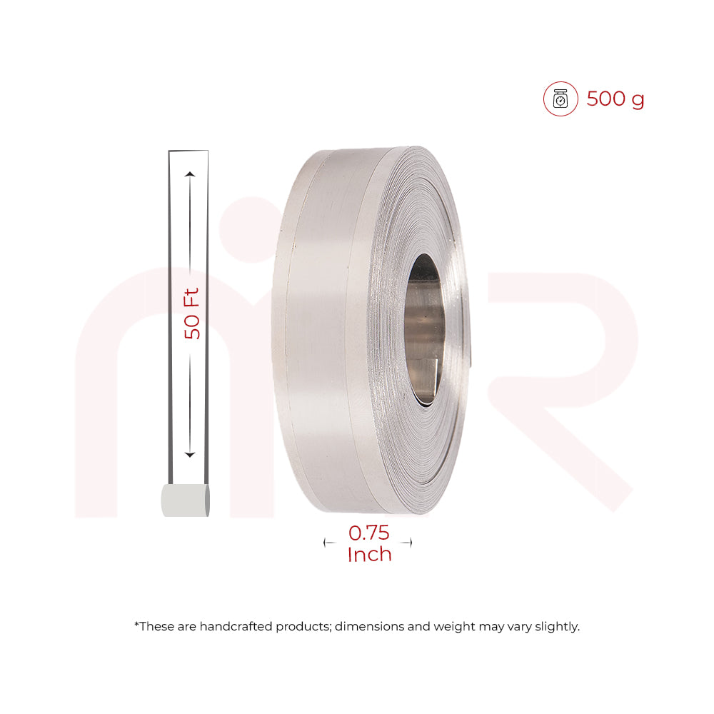 MahaVastu remedy metal strip roll, 50 ft length, 0.75 inch width, 500g for Vastu balance