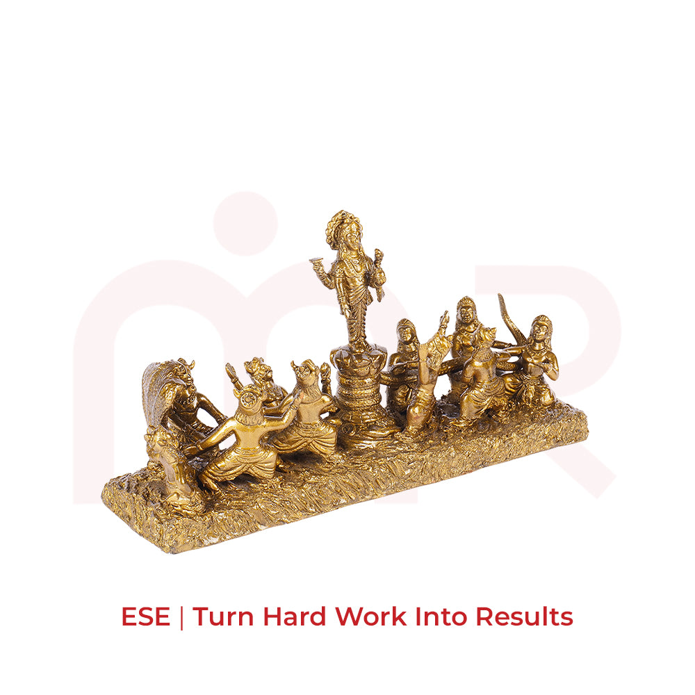 Brass Samudra Manthan Vastu figurine for positivity, balance, and home prosperity