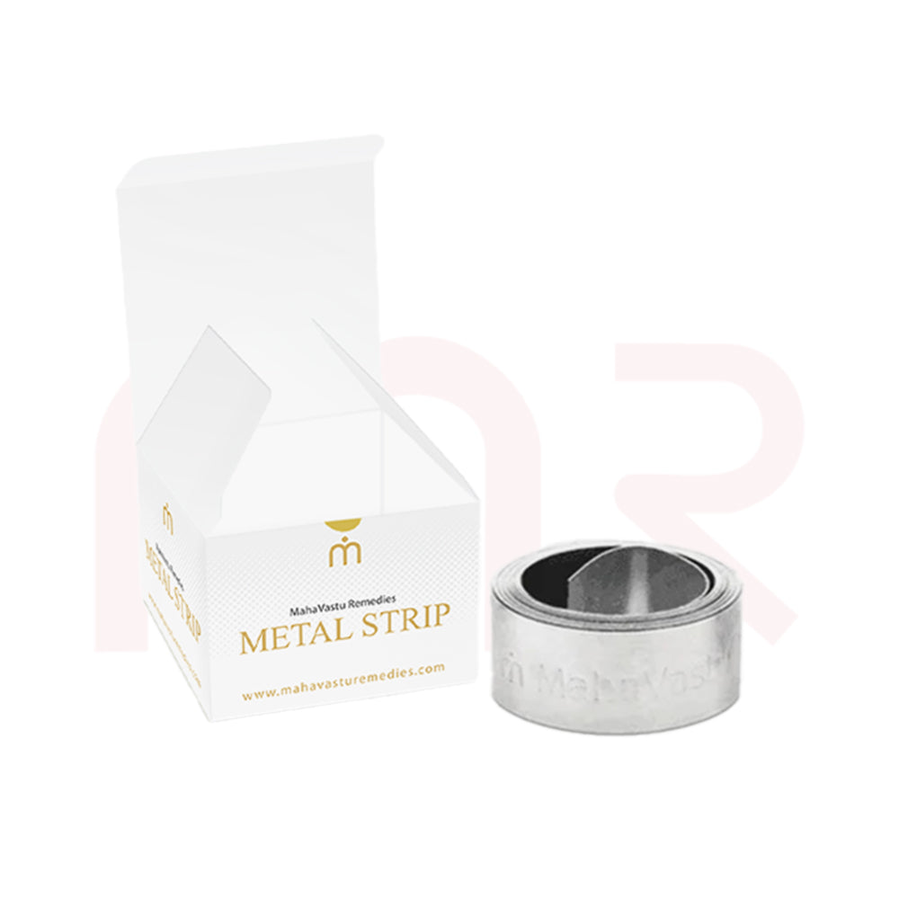 MahaVastu stainless steel metal strip with branded packaging for Vastu remedies