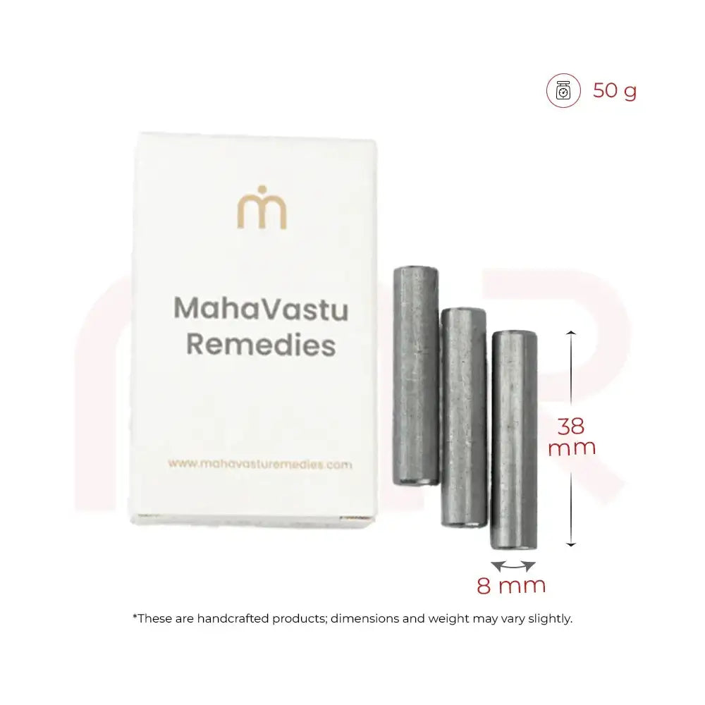 MahaVastu Remedies metal strips for Vastu balance, 38mm x 8mm, 50g handcrafted energy enhancers
