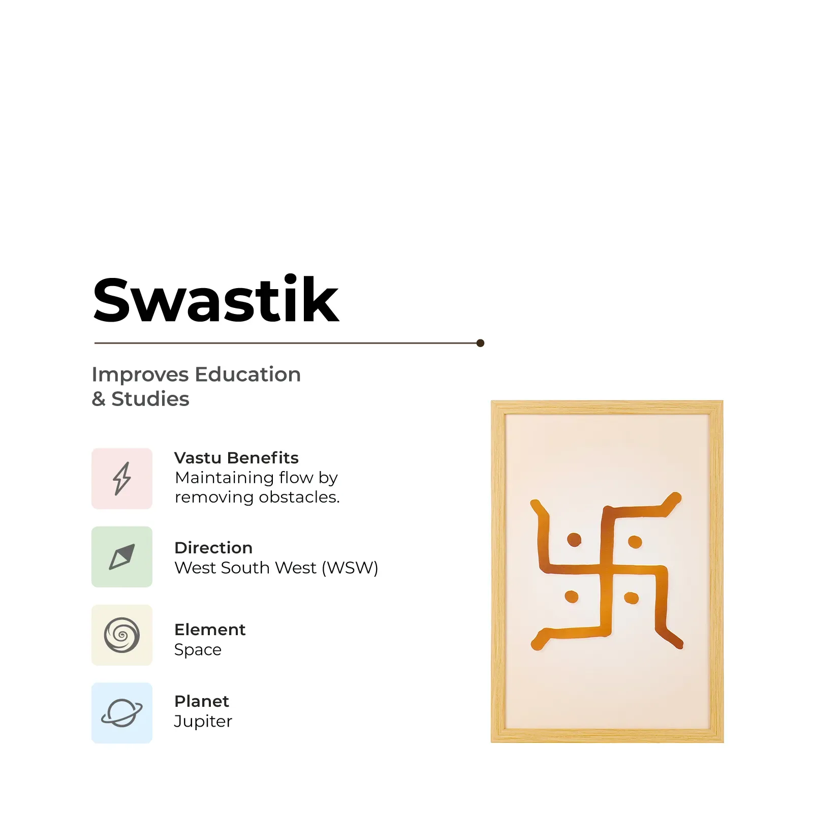 Swastik - Improves Education & Studies - MahaVastu Remedies