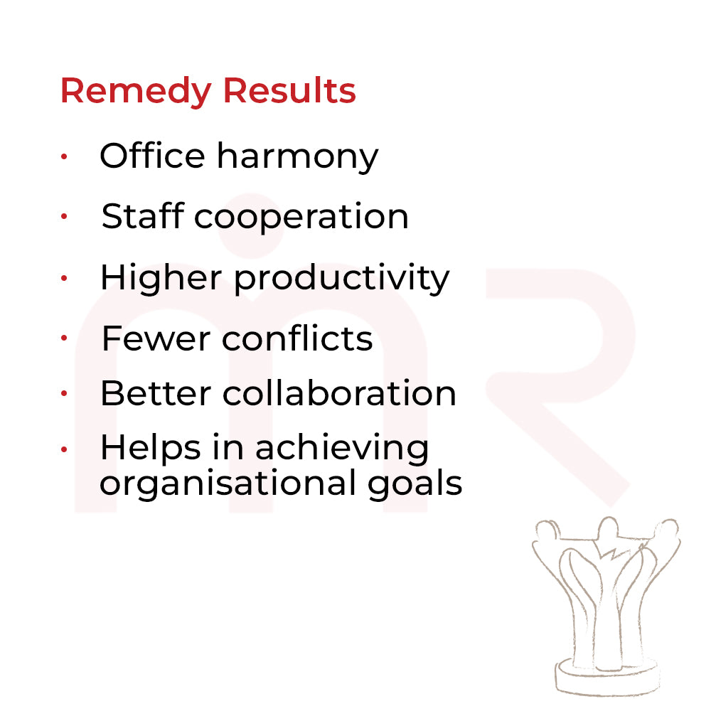 Aluminium teamwork figurine for collaboration, support, and growth as a Vastu remedy.