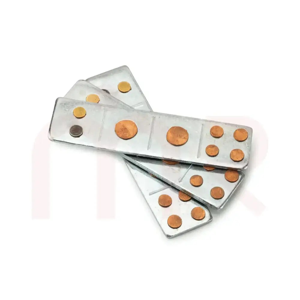Metal strips with copper dots for Maha Vastu Shastra remedies