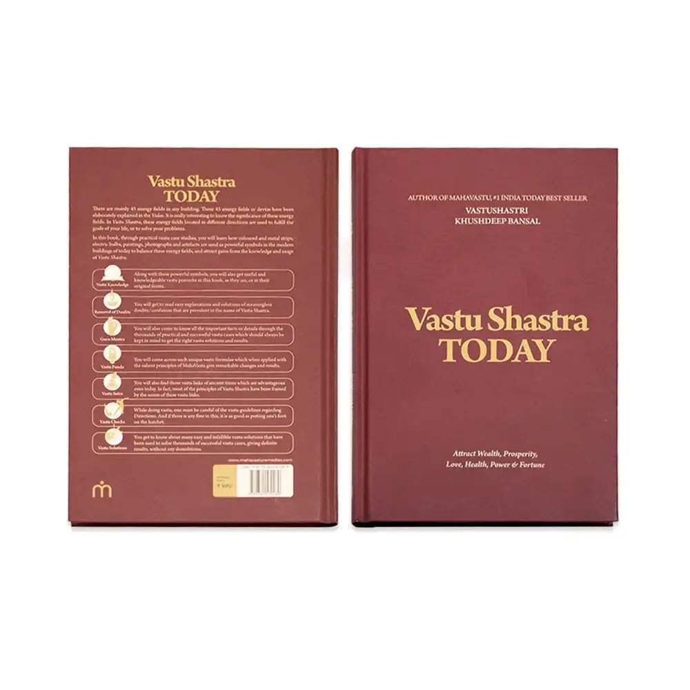 Vastu Shastra Today book showing the front and back covers for prosperity and balance.