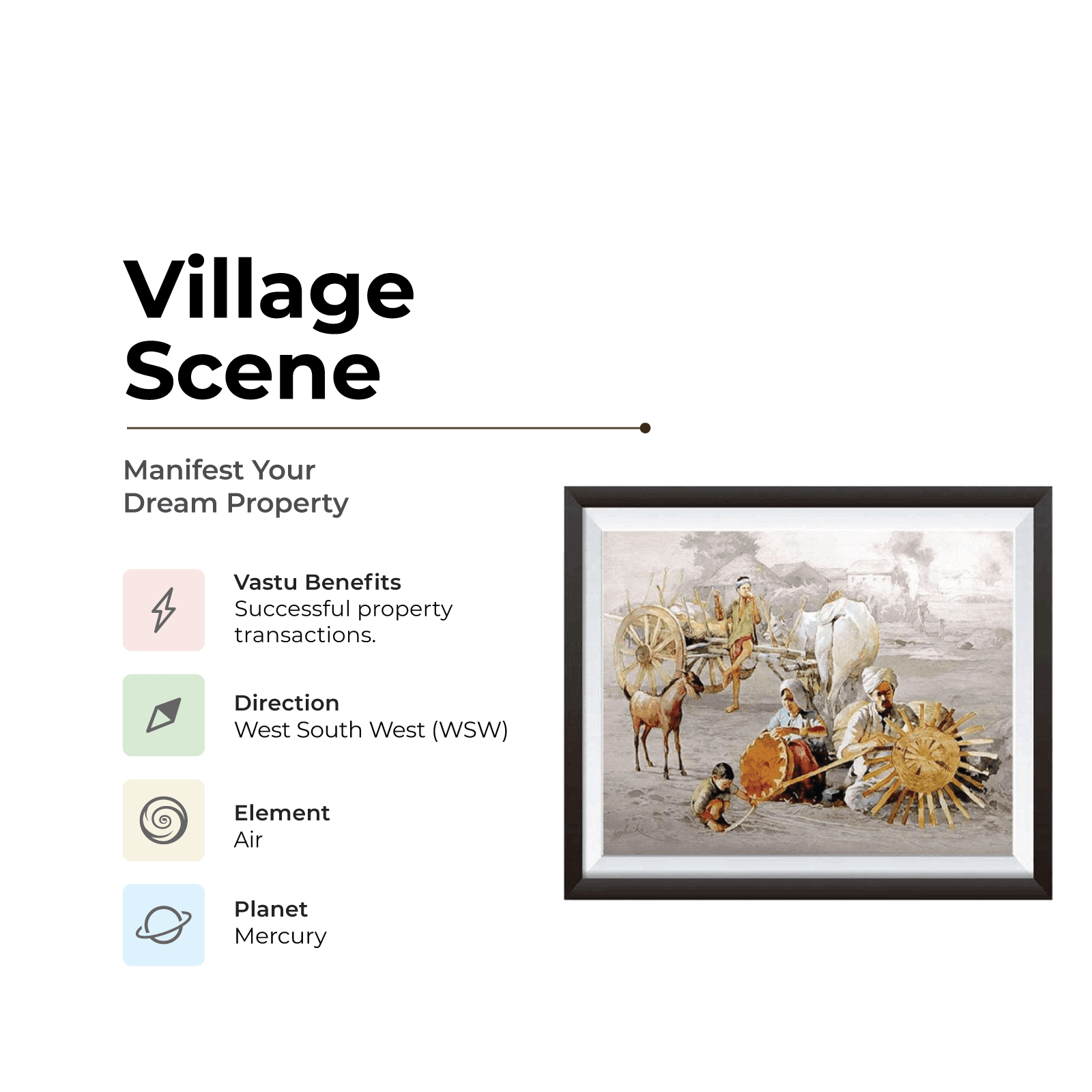 Village Scene - Manifest your own Property - MahaVastu Remedies