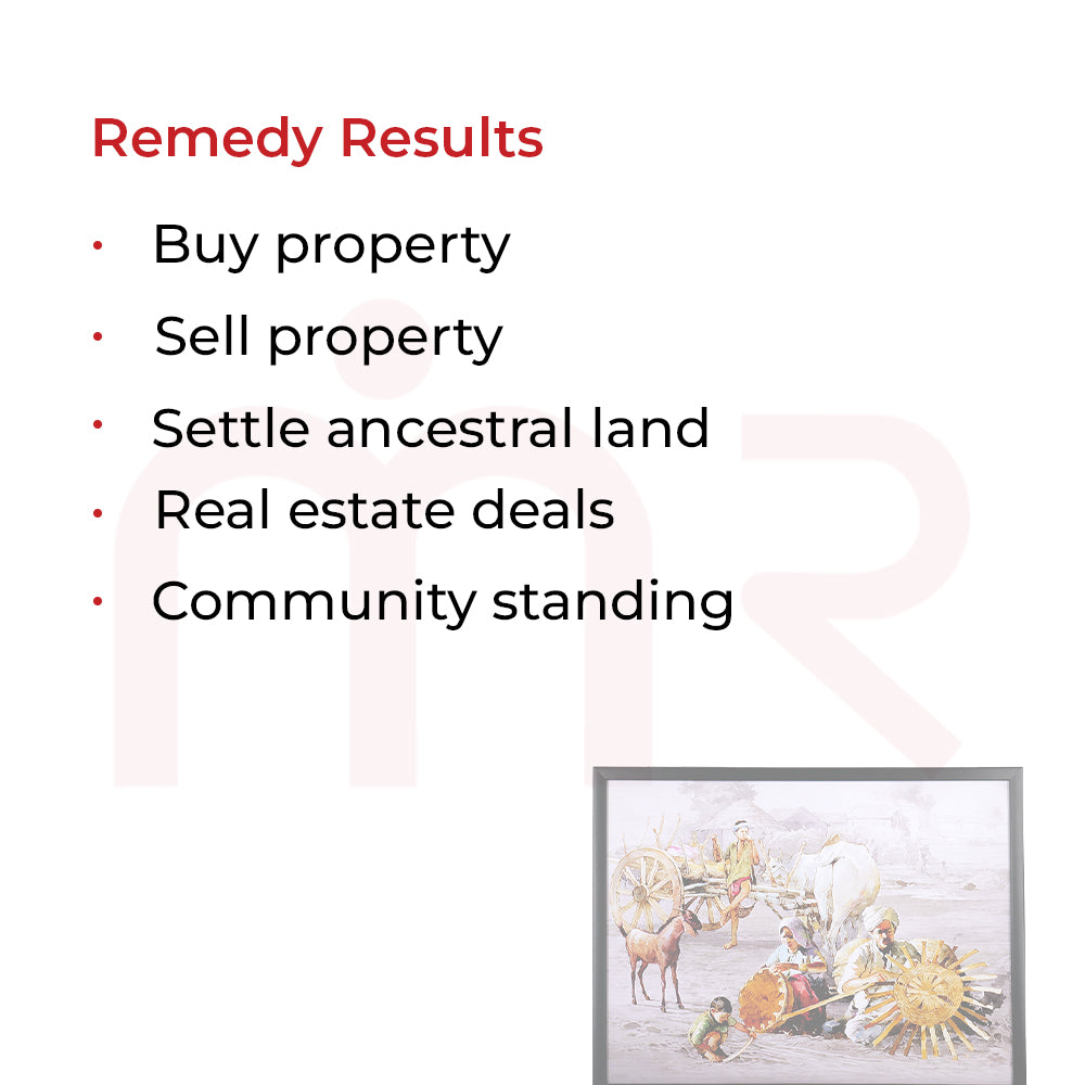 Maha Vastu remedy guide: handcrafted, 16-Zone Grid placement, gift after purpose fulfilled, recycle if broken