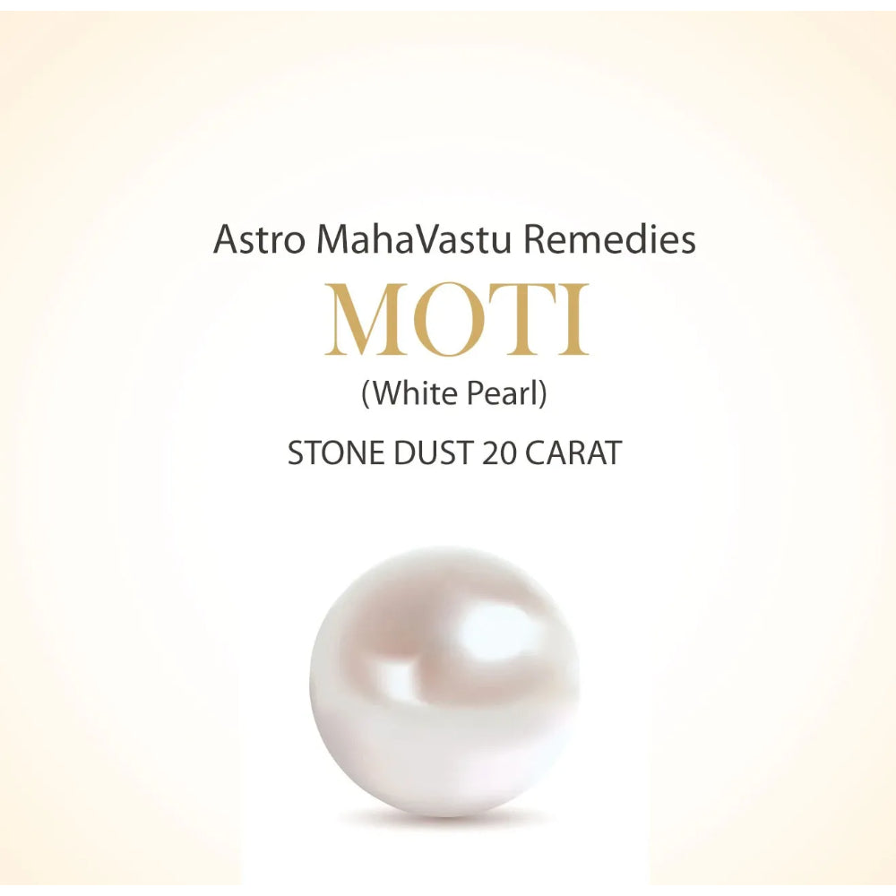Moti Gemstone Stone Dust as mahavastu remedy