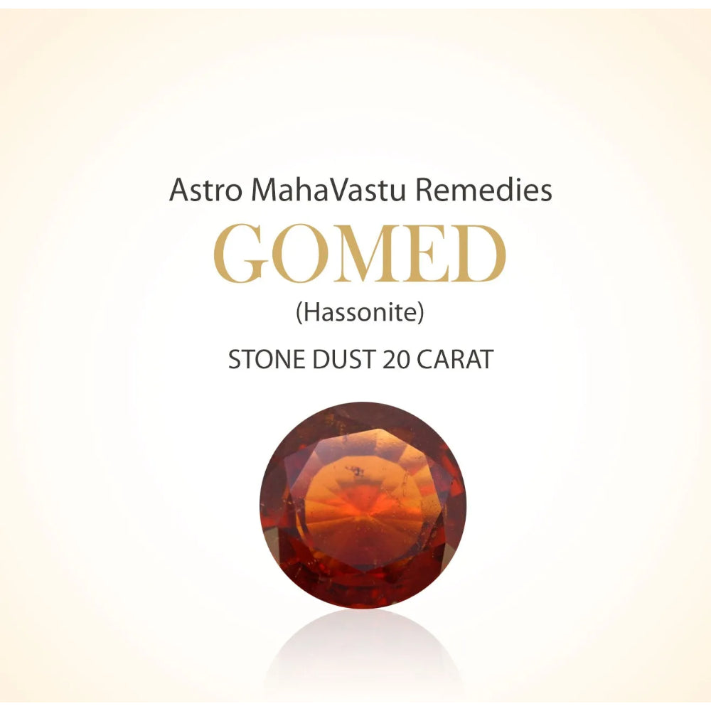 Gomed Gemstone Stone Dust as mahavastu remedy
