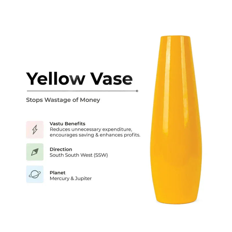 Yellow Vase - Stops Wastage of Money