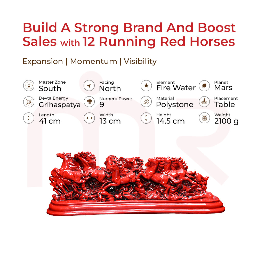 12 Running Red Horses - Build A Strong Brand And Boost Sales