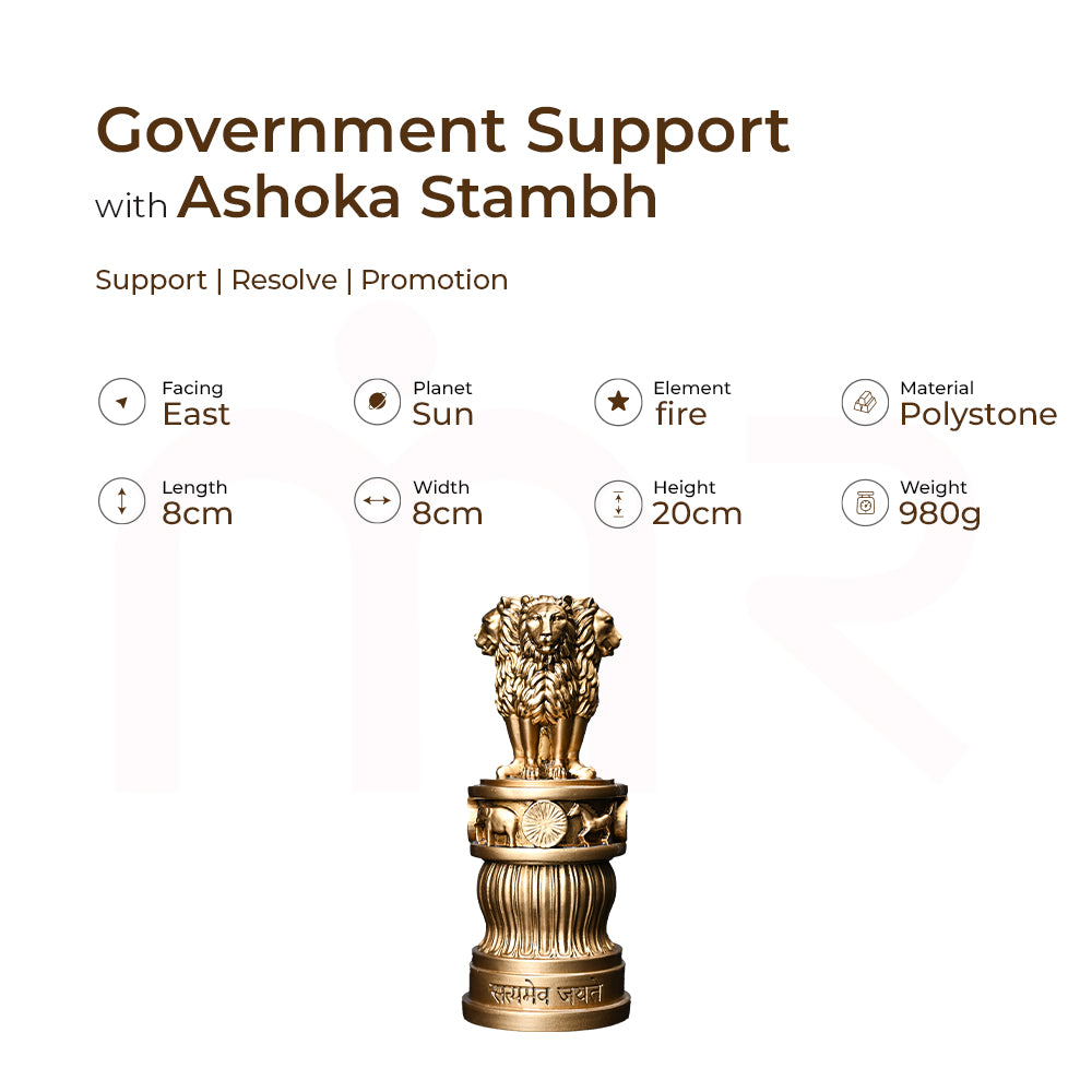 Ashoka Stambh  - Government Support
