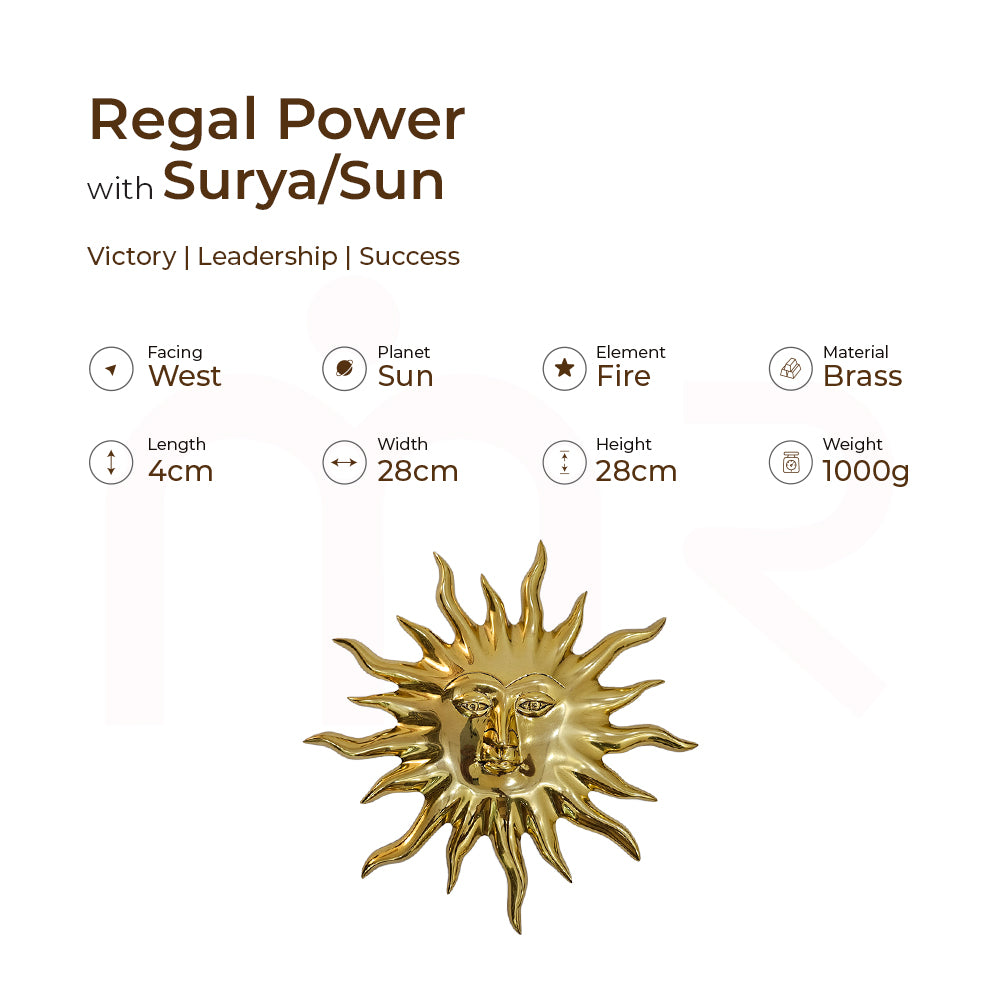 Surya/Sun - Grants Powerful Connections & Regal Power