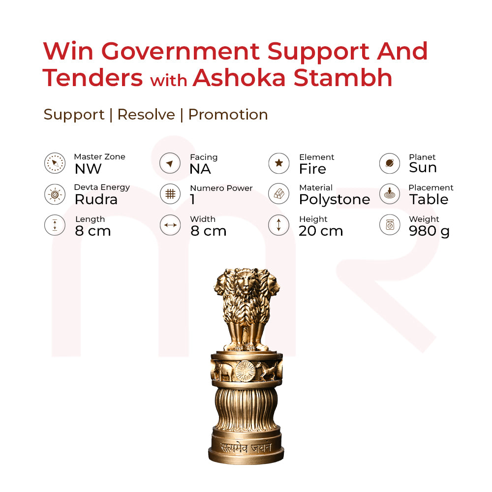 Ashoka Stambh  - Government Support