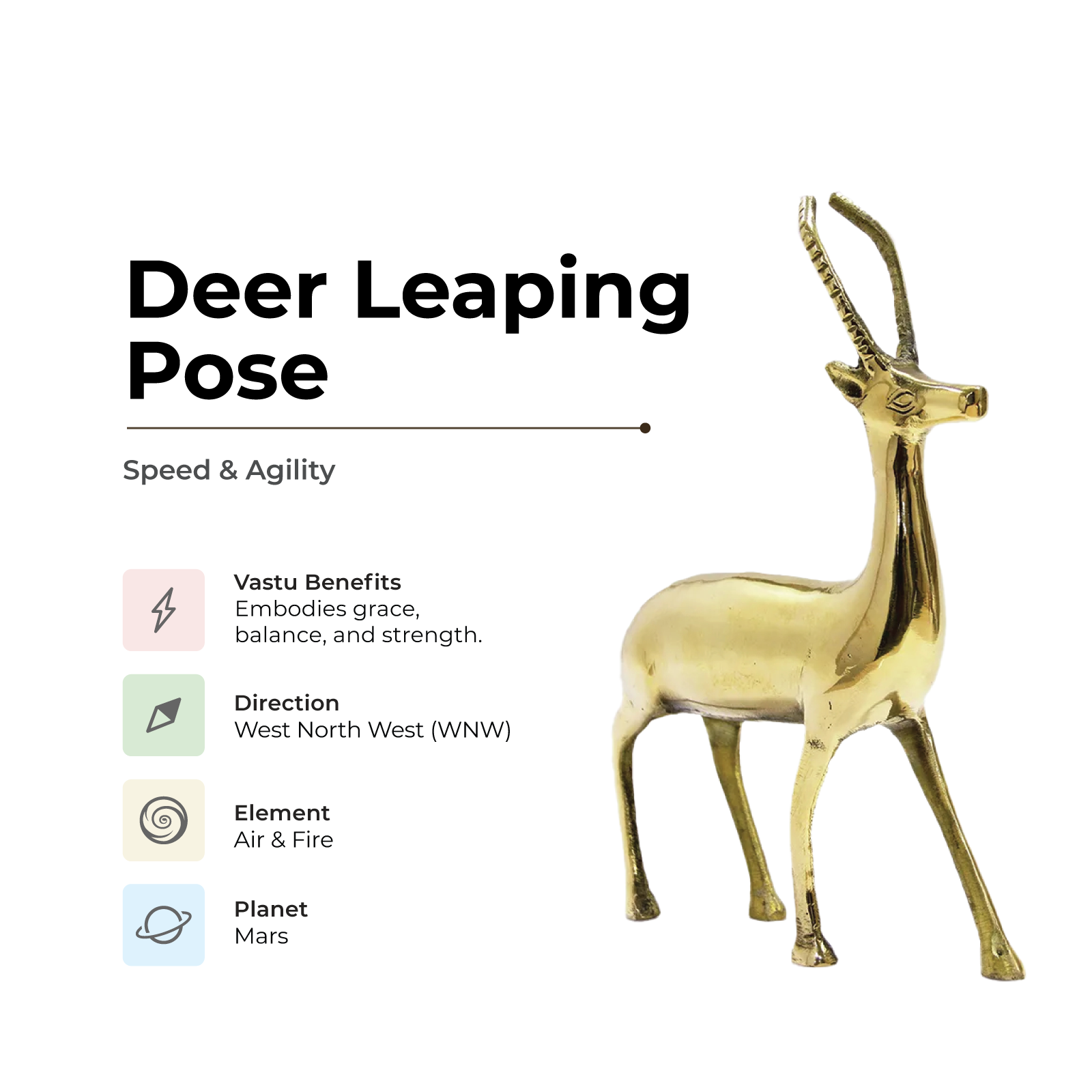 Deer Standing Pose  - Overcome Depression