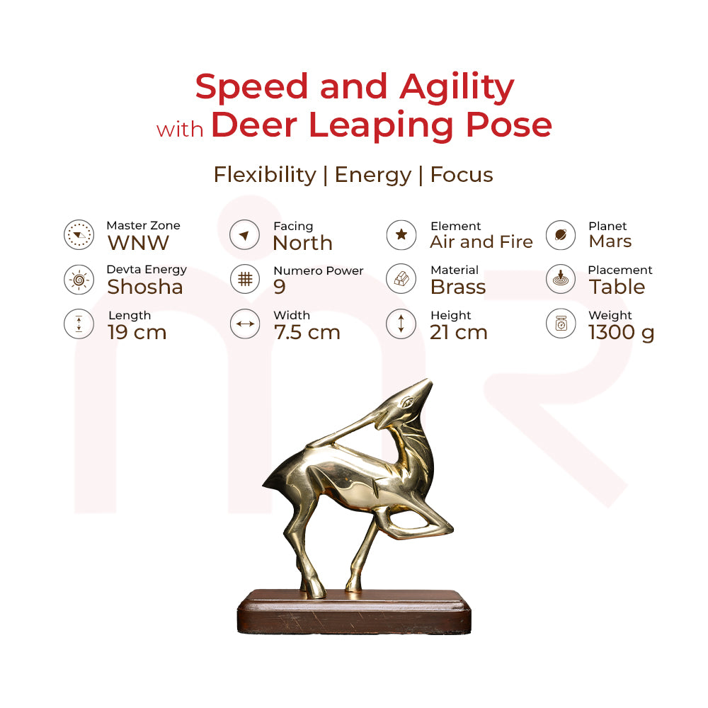 Deer Leaping Pose - Gives Speed and Agility