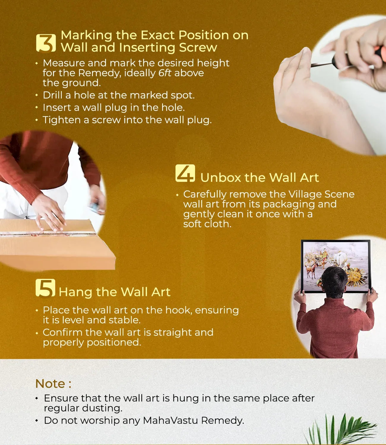 Installation_Steps_Village_Scene.1 - MahaVastu Remedies