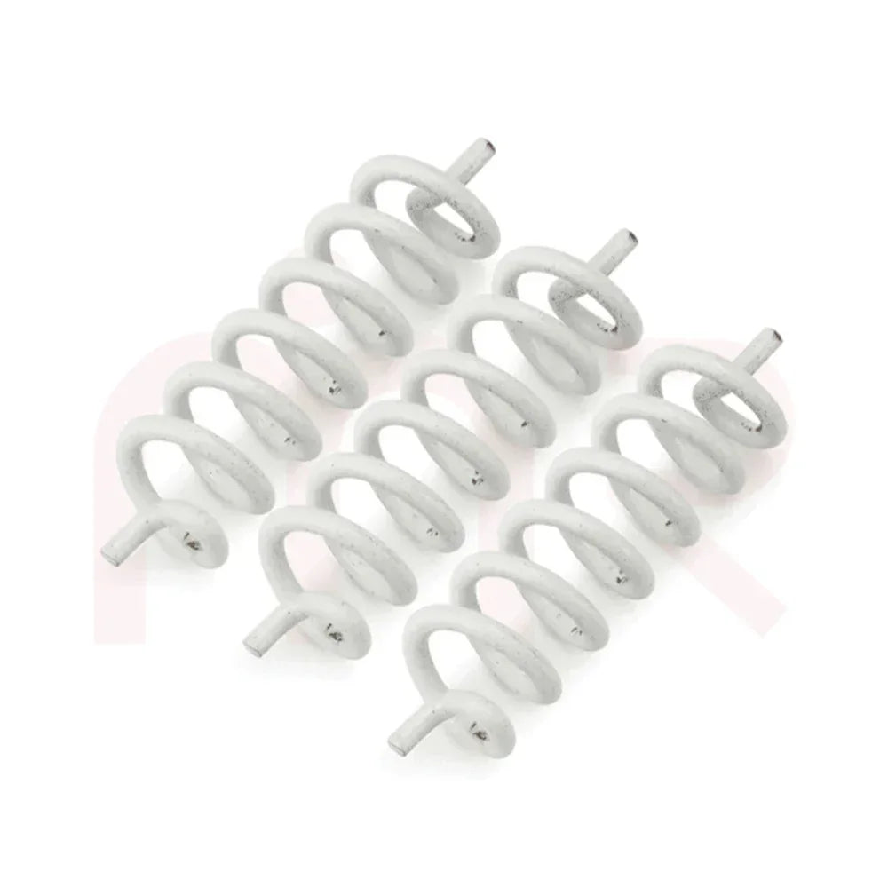 Set of white MahaVastu coil remedies for Vastu Shastra energy correction