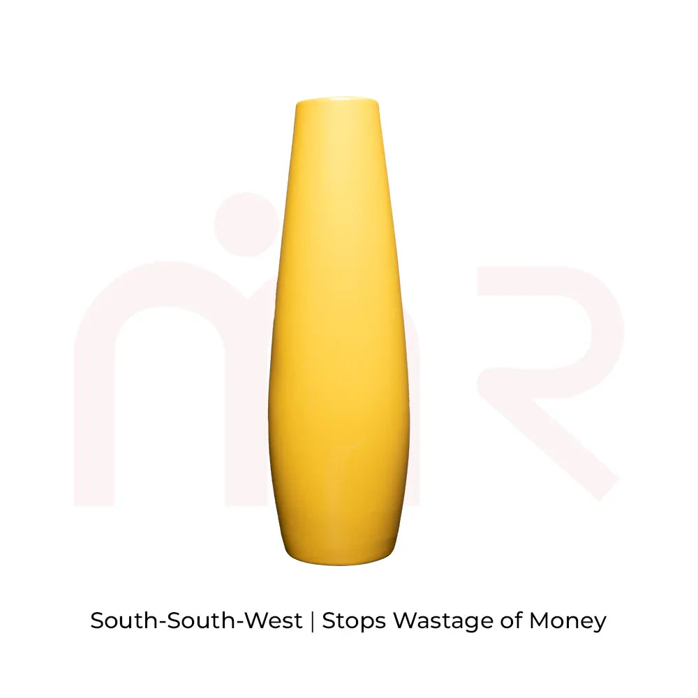 Yellow Vase - Stops Wastage of Money